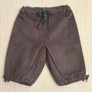 Jacadi Brown Velvet Pants 6M